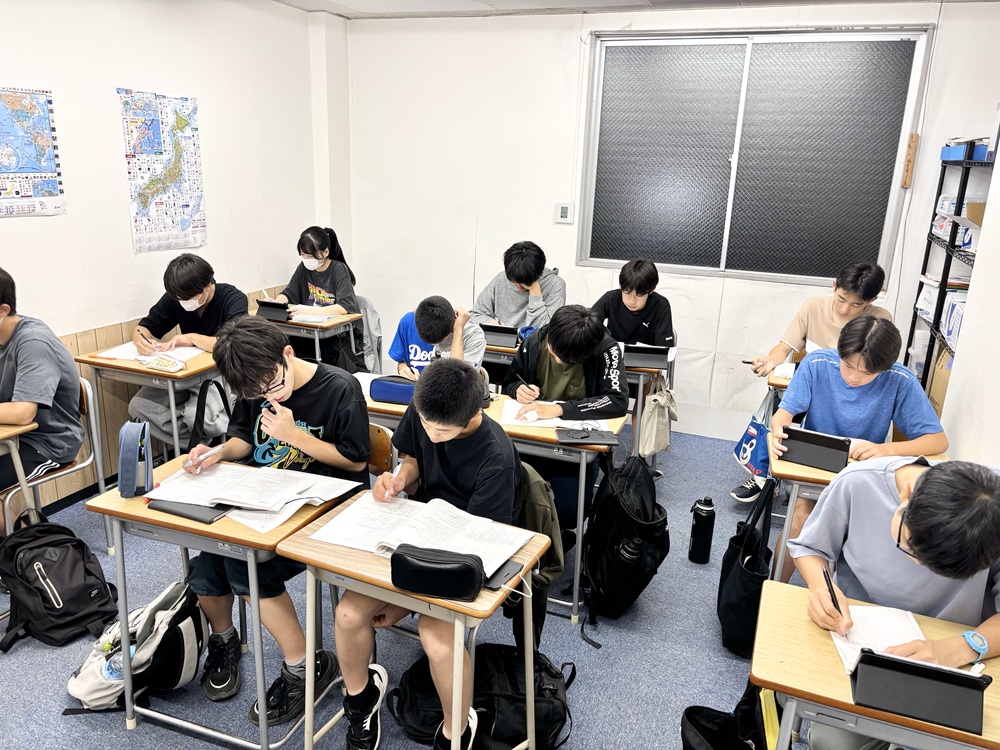 リードアップ中学生授業風景
