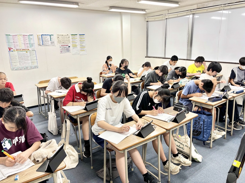 リードアップ中学生授業風景