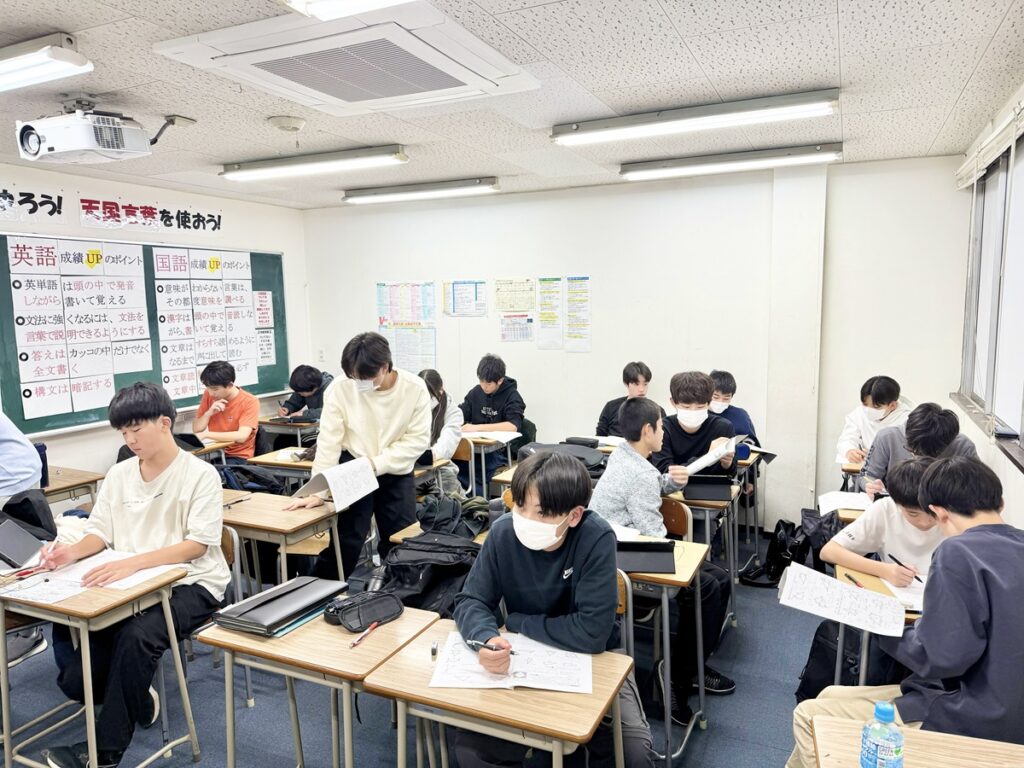 リードアップ中学生授業風景