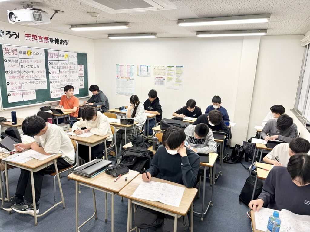 リードアップ中学生授業風景