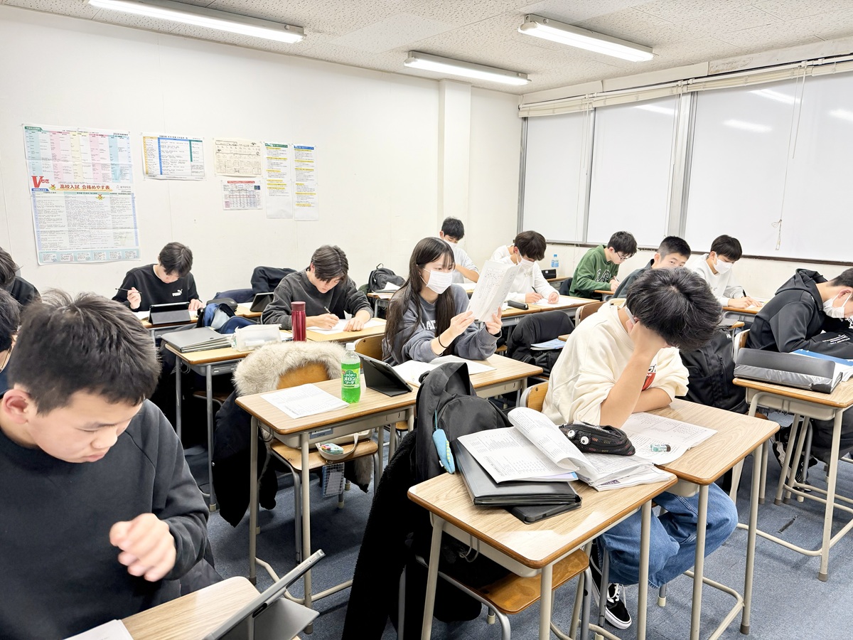 リードアップ中学生授業風景