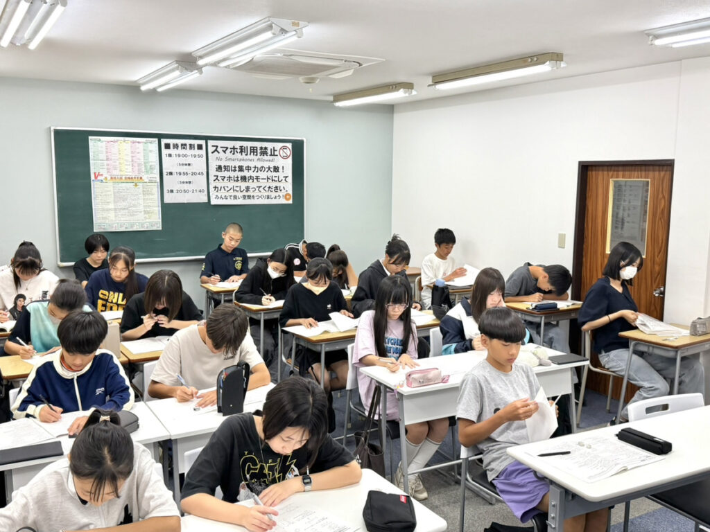 リードアップ中学生授業風景