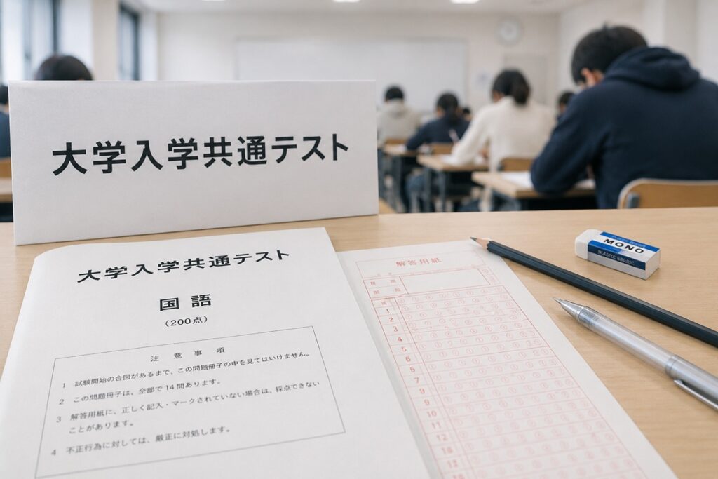 共通テストのイメージ画像（Created by 進学塾リードアップ）
